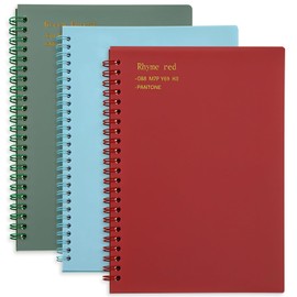 3 Piezas Libretas Bonitas,Libreta de Notas con 240 Hojas de Raya,A5 Cuaderno de Espiral de Color de Tapa Dura,Plástico Grueso de Tapa Libreta Ejecutiva para Agenda Personal,Universidad y Oficina