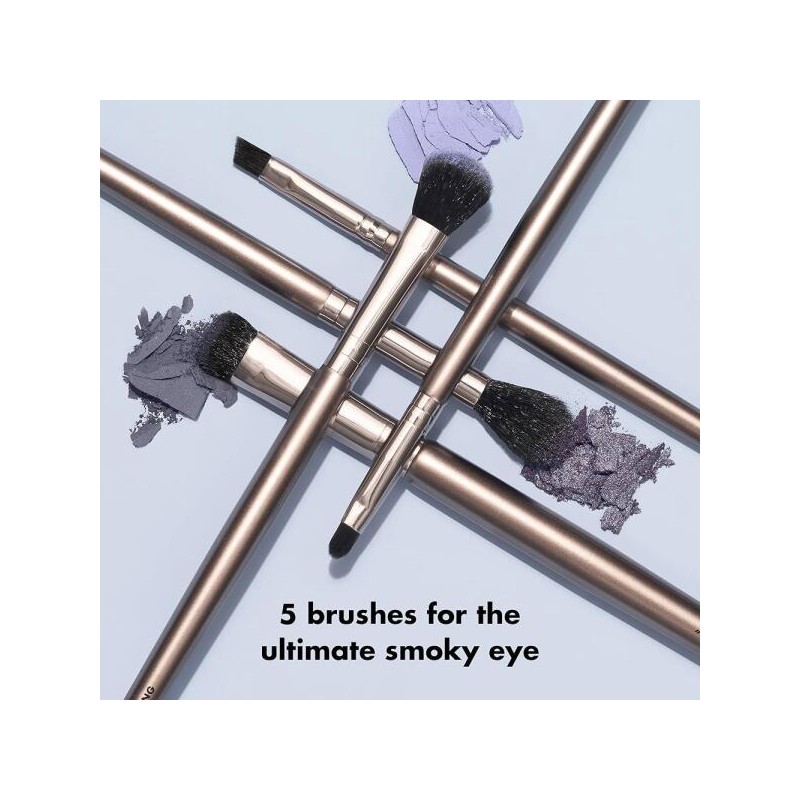 스모키 룩을 연출하기 위한 5피스 메이크업 아이섀도 프리 크루얼티 키트