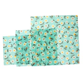 KOMBIUDA Beeswax Food Wraps Reusable Wraps for Bowl Kitchen Wraps Preservation Sustainable Washable Save Storage Space