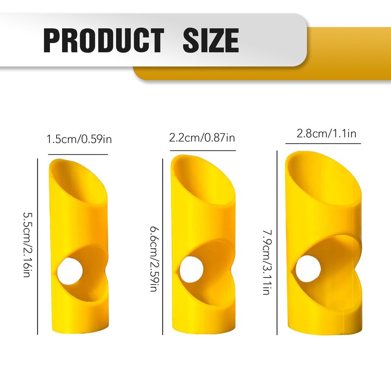 YANINEE 3 Pieces Mitre Box Pipe Insulation Foam for 15mm