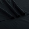 Sfoothome King Flat Sheet Black Top Sheet, Premium Hotel 1-Piece,