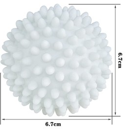 Dryer Ball Washing Ball for Washing Machine Washing Ball, Pack of 6 Dryer Balls for Tumble Dryer, Dryer Balls Hedgehog Ball Balls for Fluffy Laundry for Home Clothing Cleaning, Reusable