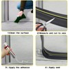 Universal Garage Door Bottom Threshold Seal Rubber Strip with Adhesives,