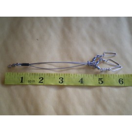 HAND MADE 10 CRAPPIE, UMBRELLA, BASS RIG, TESTED IN ALABAMA 3 ARMS .035 X 4" WEIGHTLESS