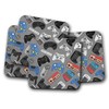 4 Set - Retro Game Controllers Coaster - Video Games