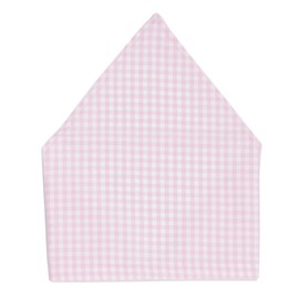 Children's triangle cloth with elastic that can be worn alone (navy blue, red, pink, light blue, plaid pink, white) (plaid pink)