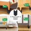 4Pcs Adjustable Furniture Risers 4In with Screw Clamp, Sturdy Desk