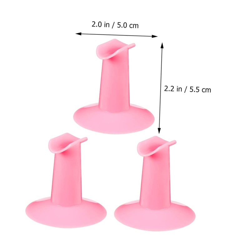 SAFIGLE 10Pcs Nail Art Finger Holder Rests for Home Salon