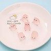 Kryoflare 5Pcs Pink Pig Figurine Set, Car Dashboard Ornaments, Resin