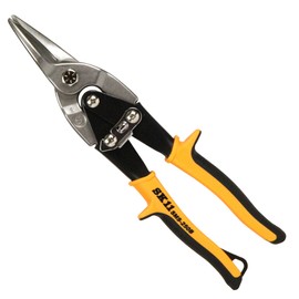 SK11 Metal Cutting Shears Double Power Type SMS-250B Serrated & Curved Blade