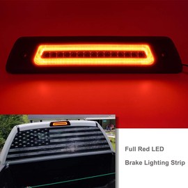 F150 Third Brake Lights for Ford F150 Raptor 2009 2010 2011 2012 2013 2014 Raptor Red LED 3rd Brake Lights White LED Reverse Lights/Roof Cargo Fog Running Lights Smoked Lens