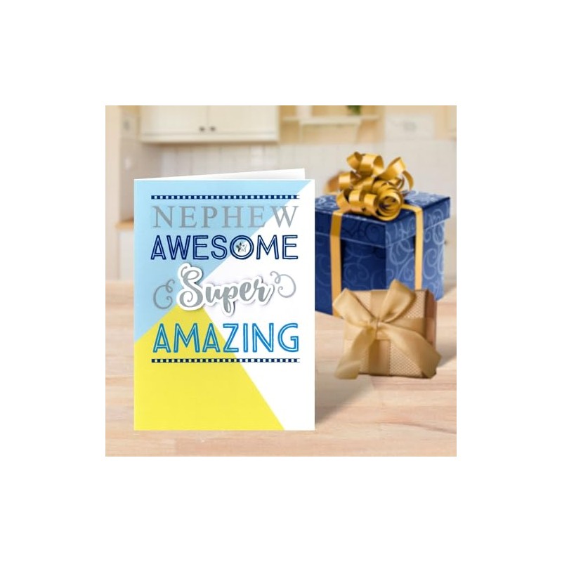 Just To Say Awesome Nephew Birthday Greeting Card Second Nature