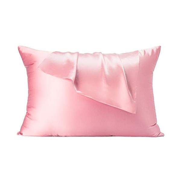 Jaciu 100% SilkÂ PillowcaseÂ forÂ HairÂ andÂ Skin, Both Side MulberryÂ SilkÂ Pillowcase 21 Momme 600TC with