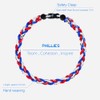 SUPBOMM Baseball Rope Necklaces, League Team Colors Braided Necklace, Baseball