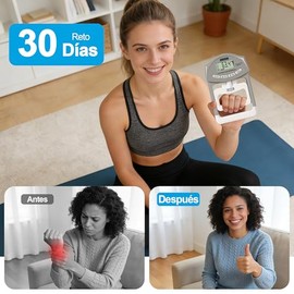 Handeful Entrenador y Dinamómetro de Prueba de Fuerza de Agarre, Pinza Fortalecedora de Agarre Manual, Ejercitadores de Mano Ajustables de Primera Cal