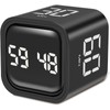 Multifunctional Cube Timer, 1 Count USB Rechargeable Digital Countdown Study