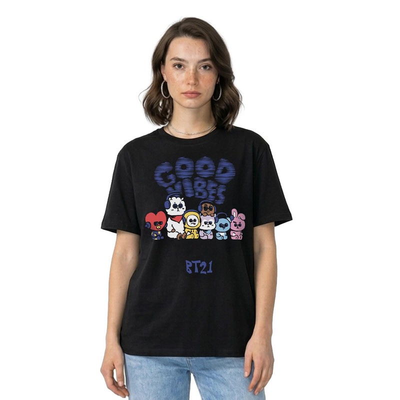 Máscara De Látex | Playera para Mujer BT21 Edición Limitada