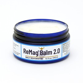 RnA ReSet ReMag Balm – Ultra-Rich Magnesium Body Moisturizer with Shea Butter, Coconut Oil & Vitamin E, 8.1 Fl Oz (1-Pack)