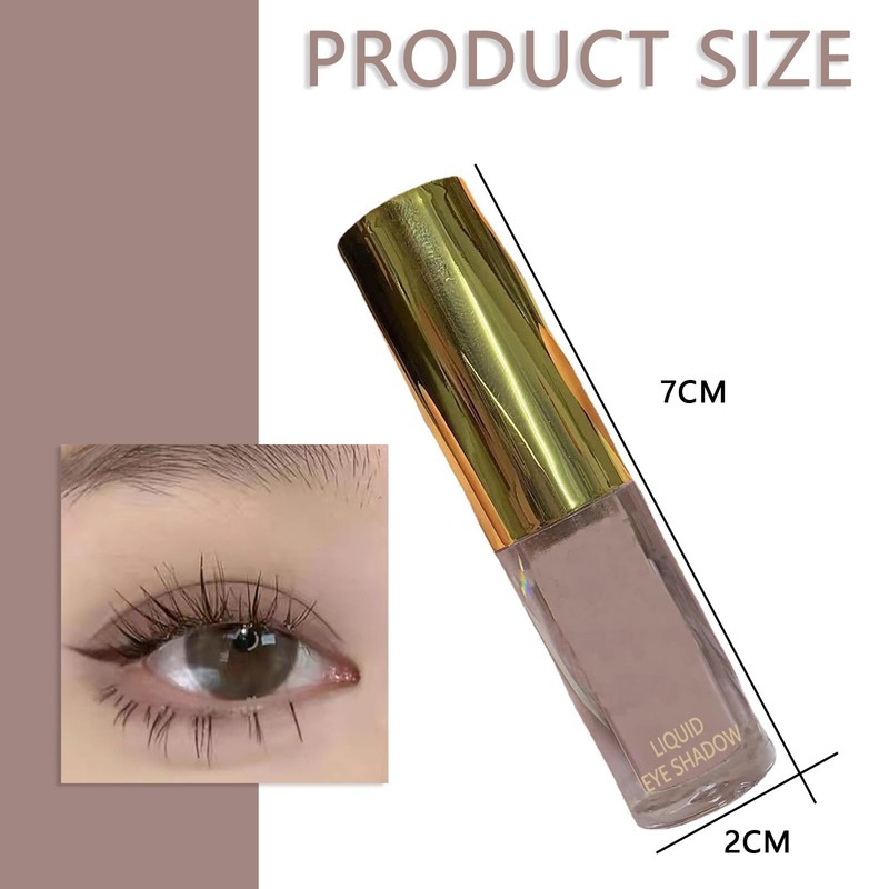 Long Lasting Waterproof Liquid Matte Eyeshadow In Neutral Nude Brown