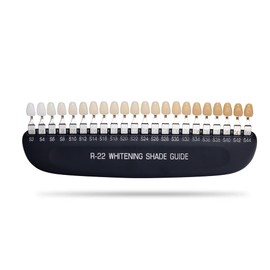3D Professional R-22 Clinic Salon Teeth Whitening Shade Guide, Digital Dental Teeth Shade Guide Tooth Whitener Device