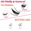 Fowendia Manga Lash Clusters Wanna Be 8-18mm Fairy Eyelash Clusters