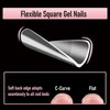 Wellquinn Square Nail Tips Extra Short Thicken Soft Gel Nails