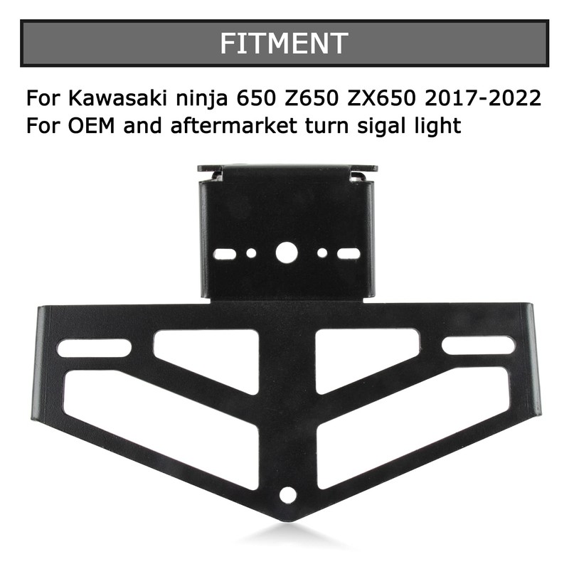 PSLER Mudguard Eliminator License Plate Bracket for Ninja 650 Z650