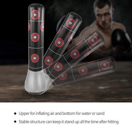 Punch Bag, Inflatable Freestanding Punch Bag, Freestanding Inflatable Standing Punch Bag for Training Karate, Taekwondo and Relieve Energy in Children