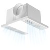 Bathroom Exhaust Fan with 6000K Light & Humidity Sensor (120-90CFM)