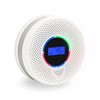 Kesymo 1Pack Upgraded Interlinked Smoke Carbon Monoxide Detector, Battery Powered&Wireless