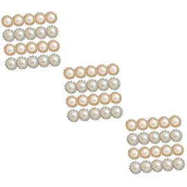 STOBOK 60pcs Delicate and Rhinestone Hairpin and Earring Accessories for Crafting Elegant Hair Clips and Jewelry Lightweight and Design for Women and Girls