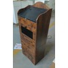 ARTETHYS Potato and Onion Storage Bin with Wheels Movable Bread Box with Lid Rustic Vegetable Organization Cabinet for Kitchen
