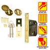 TSS 3 Lever Mortice Lock 79mm PB