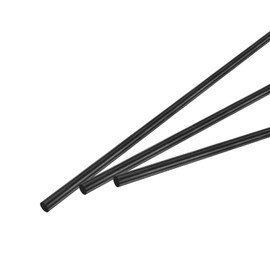 M METERXITY 3-Pack Carbon Fiber Rods, 400mm Length 2mm Dia Carbon Fiber Solid Matte Pole for RC Airplane/DIY Craft/Scale Model Kite Wing Tube [15.75 x 0.07IN]