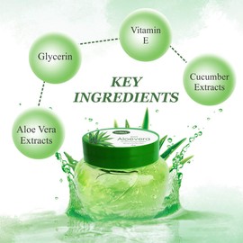 Skiura Nature Green Aloe Vera Gel for Fairer Skin (Pure & Natural) (150 ml)