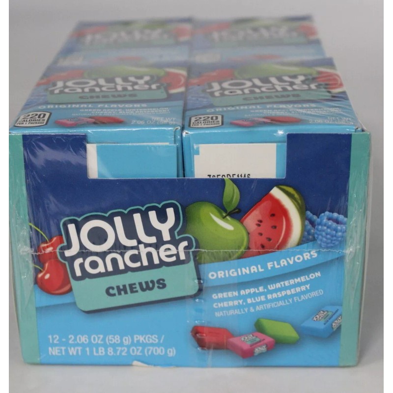 Jolly Rancher Chews Candy Original Fruit Flavors Chewy Bulk 12
