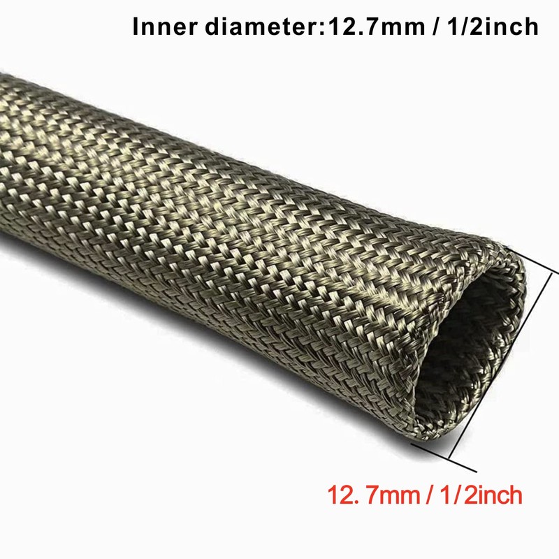 Alioncar Automotive Heat Shield Sleeve 1/2" IDX10' Fuel Line Heat