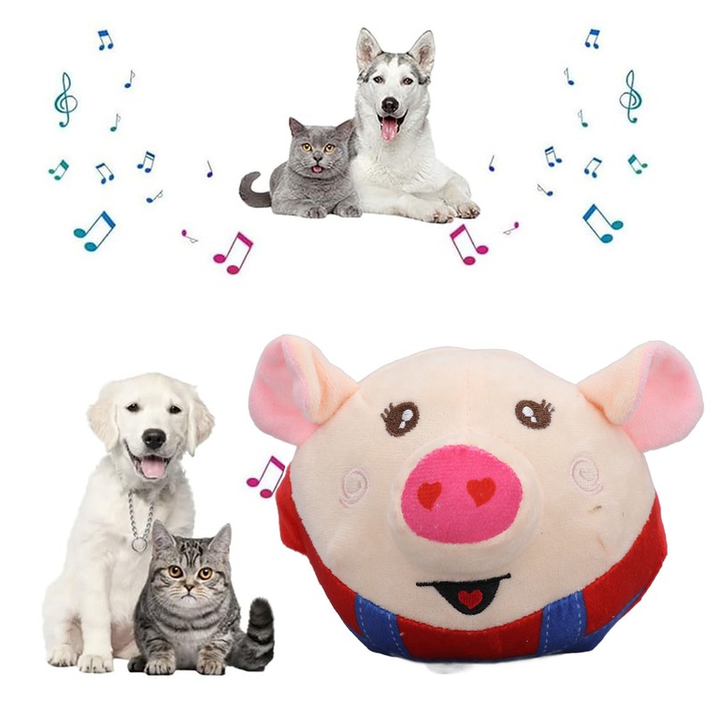 Active Moving Plush Toy Interactive Sound Effect Soft Reliable Electronic