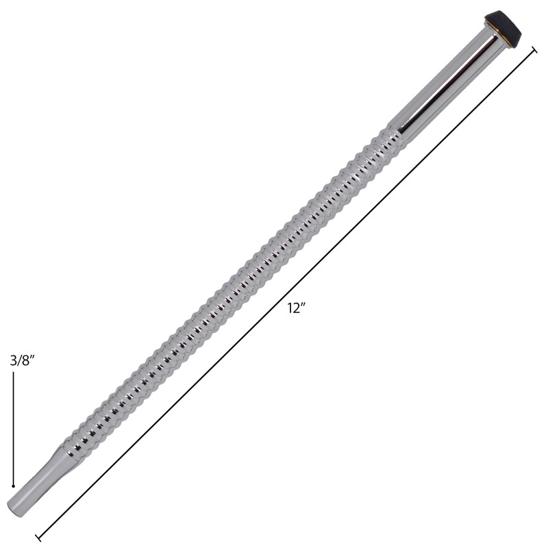 Westbrass Corrugated Supply Kit with Round Handle, 5/8" OD x
