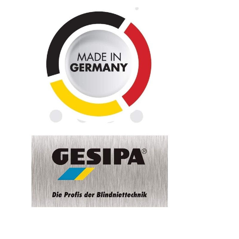 GESIPA Original Replacement Chuck Jaws Set (2 Pieces) Suitable for