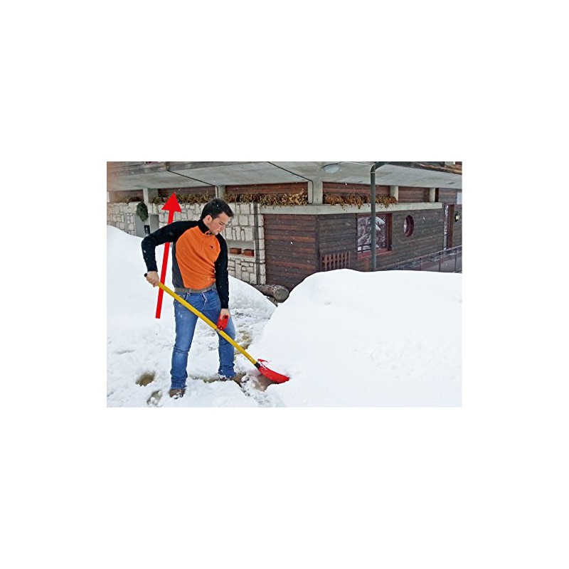 Metex MOEPGYL Ergo Power Grip Yellow Snow Shoveling Farm Work