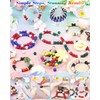 180PCS FIVEIZERO Rhinestone Beads for Baseball Necklace Bracelets Jewelry Making,