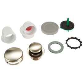 Watco 901-FA-PVC-BN Innovator Foot Actuated Half Kit, Brushed Nickel