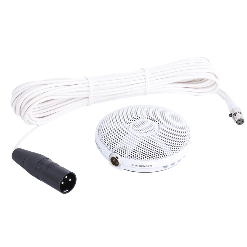 Superlux Omnidirectional Acoustic Boundary Microphone, White, E304W