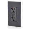 Leviton GFCI Outlet, 20 Amp, Self Test, Non Tamper-Resistant with