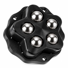Self-Adhesive Furniture Caster Wheels – Stainless Steel 360° Swivel Rollers for Storage Boxes, Shelves & Home Organization