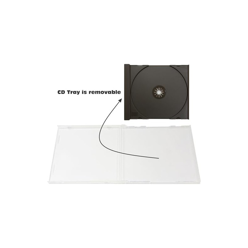 (1) Allsop Single Super Strong Box CD Jewel Case -