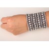 YACQ Women's Multilayer Stretch Cuff Bracelets Fit Wrist Size 6-1/2
