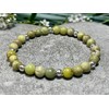 Majas Perlen Peridot Armband Perlen echt 6mm mit Sterling Silber