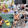 Mirhua 54 Pcs Plastic Black Playing Cards Waterproof Party Games